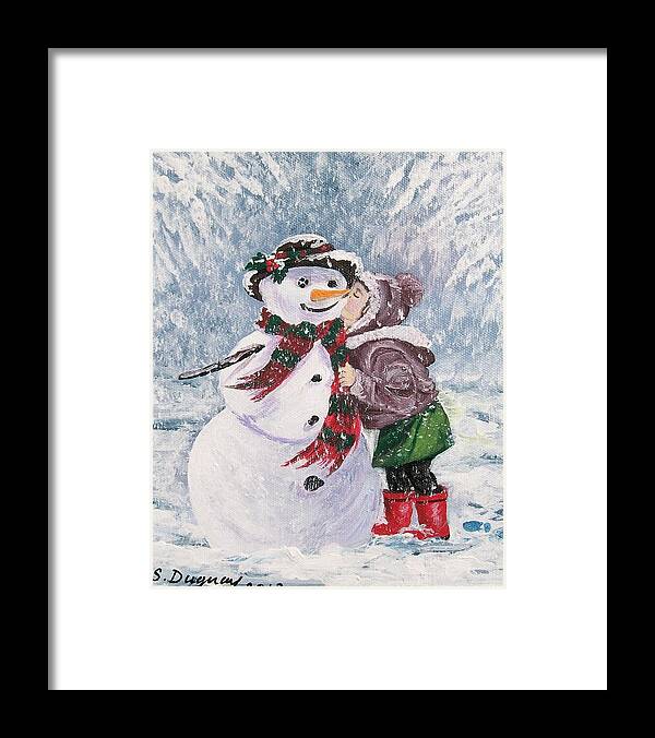 Twig Framed Print featuring the painting Twinkle in His Eye by Sharon Duguay