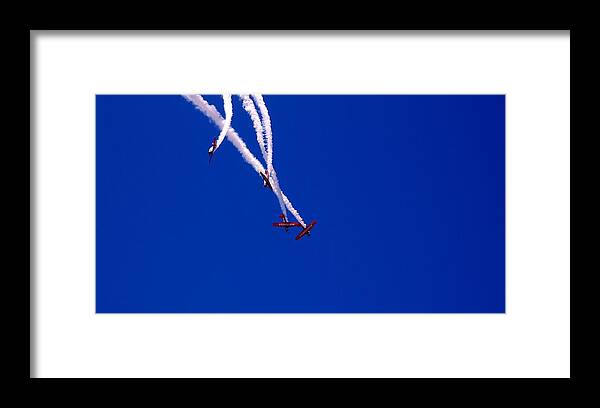 Airplanes Framed Print featuring the photograph Twist and Turns by Christopher James