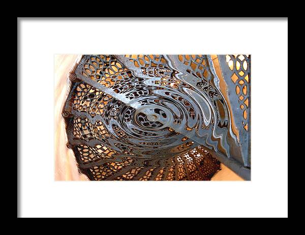 Stairs Framed Print featuring the photograph Twist of Steel by Randy Pollard
