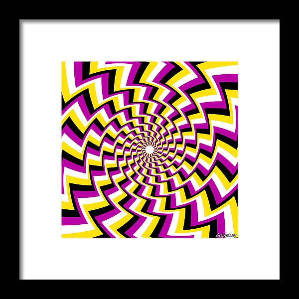Spirals Framed Print featuring the mixed media Twisting Spiral by Gianni Sarcone