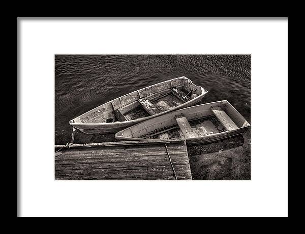 Boats Framed Print featuring the photograph Two Boats by Fred LeBlanc