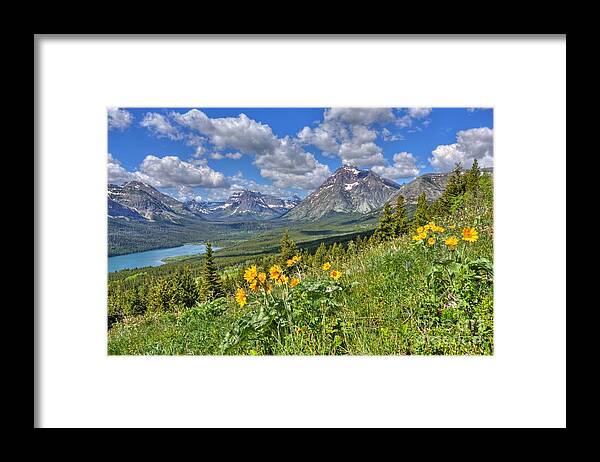 Two Medicine Valley Framed Print featuring the photograph Two Medicine Valley by James Anderson