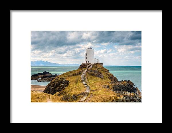 Anglesey Framed Print featuring the photograph Twr Mawr Path by Adrian Evans