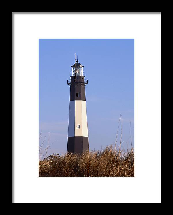 Lighthouse Framed Print featuring the photograph Tybee Light by Bradford Martin