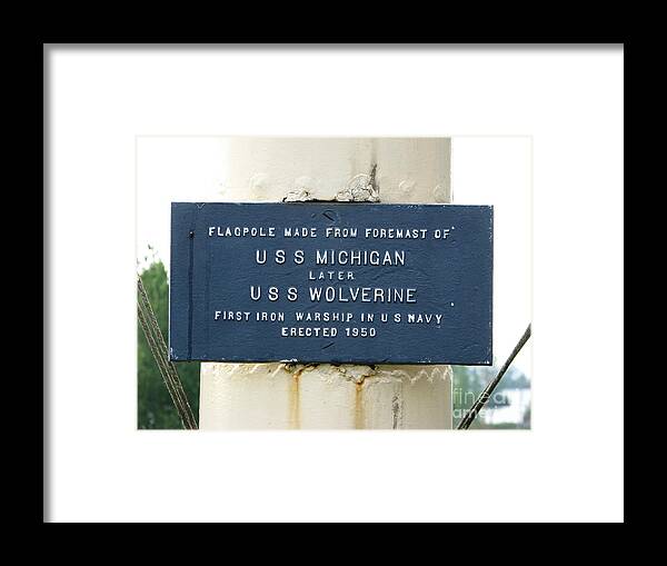 Michigan Framed Print featuring the photograph U S S Michigan / U S S Wolverine by Michael Krek