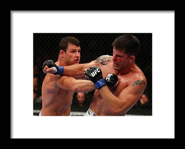 Martial Arts Framed Print featuring the photograph Ufc 152 Bisping V Stann by Al Bello/zuffa Llc
