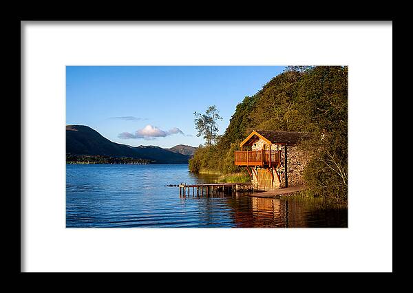 Lake District Framed Print featuring the photograph Ullswater at Dawn by Alexis Birkill