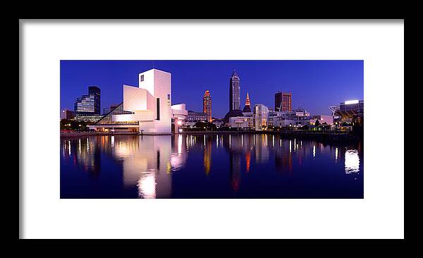 Cleveland Framed Print featuring the photograph Ultra Rez Cleveland's North Shore by Clint Buhler