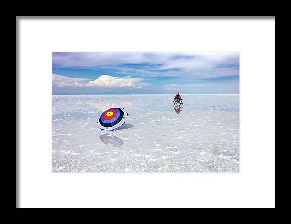 Sky Framed Print featuring the photograph Umbrella by Dmitry Skvortsov