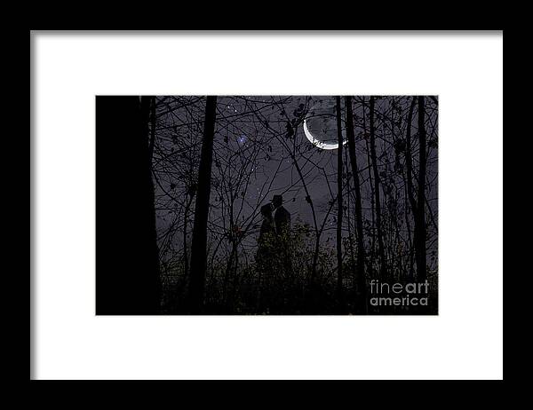Amish Framed Print featuring the photograph Under Moon by David Arment