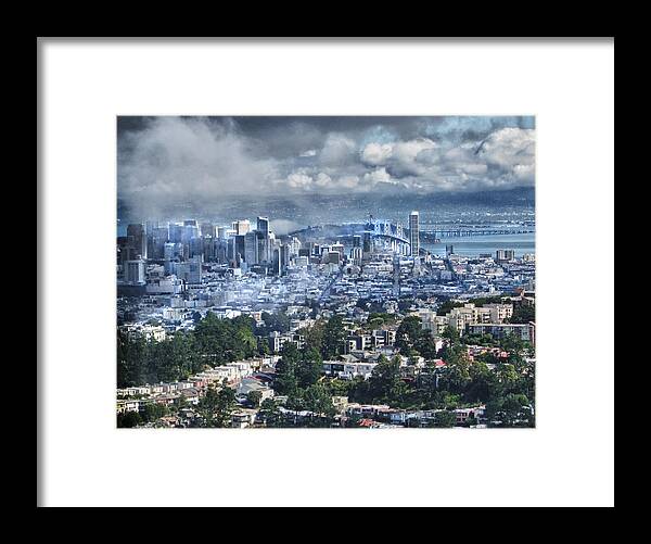 San Francisco Framed Print featuring the photograph Under the Clouds by Jessica Levant