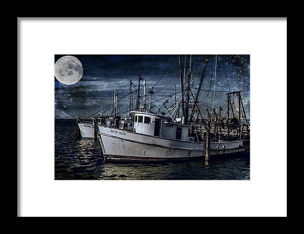 Nautical Framed Print featuring the photograph Under The Stars by Cathy Kovarik