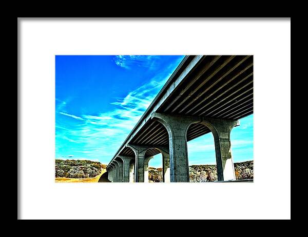 Highway Framed Print featuring the photograph Underpass by Dennis Lundell