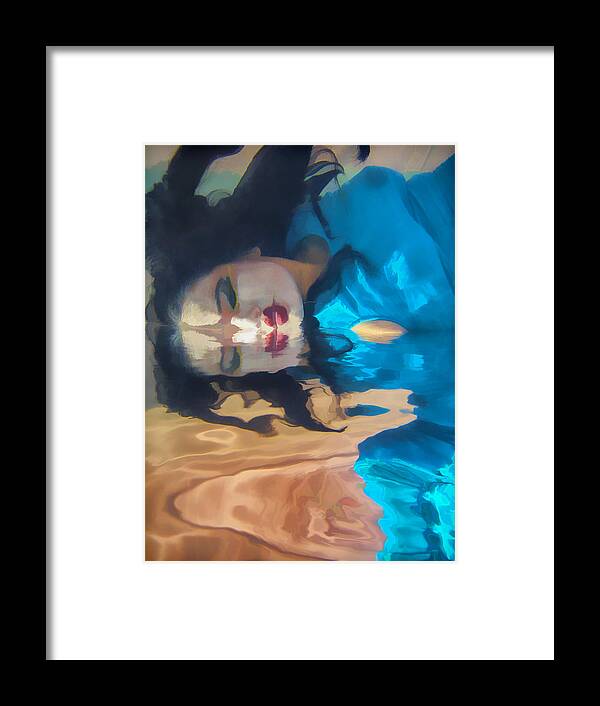 Underwater Framed Print featuring the photograph Underwater Geisha Abstract 1 by Scott Campbell