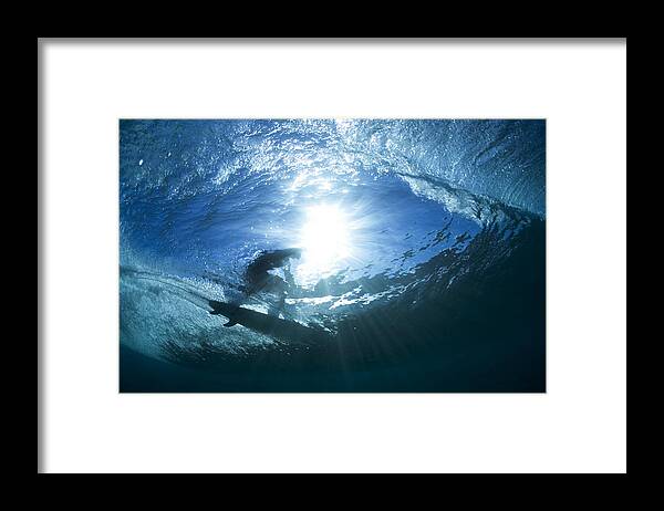 Surf Framed Print featuring the photograph Surfing Into The eye by Sean Davey