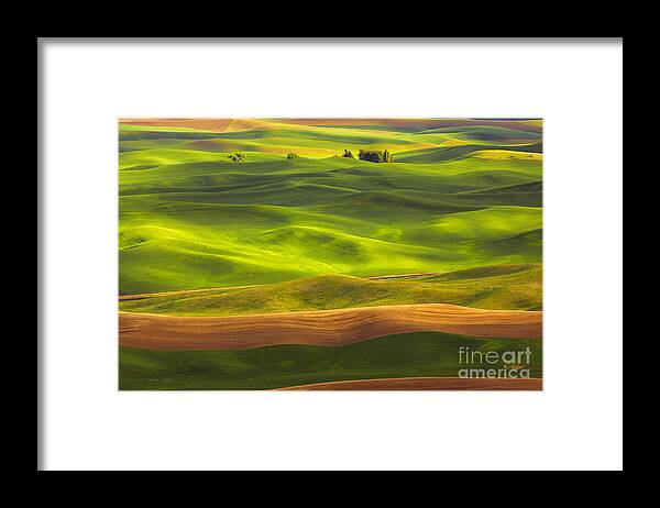 Country Framed Print featuring the photograph Undulation by Beve Brown-Clark Photography