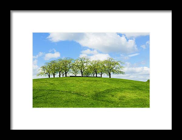 Sweden Framed Print featuring the photograph Unesco World Heritage, Woodland Cemetery by Photomick