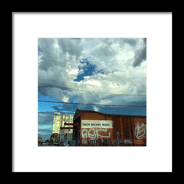 Oakland Framed Print featuring the photograph Union Machine Works by Tom Parrette