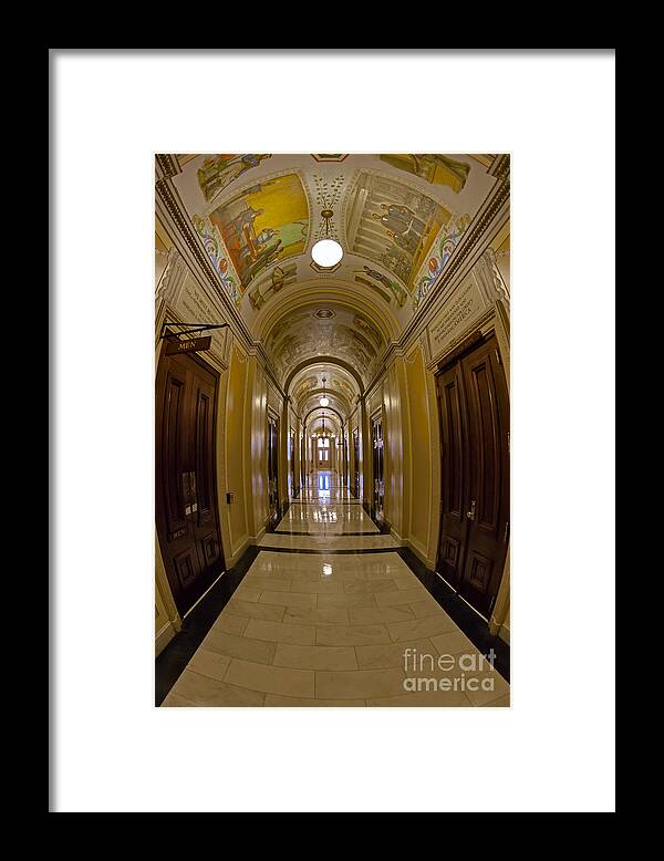 United States House Of Representatives Framed Print featuring the photograph United States House of Representatives by Susan Candelario
