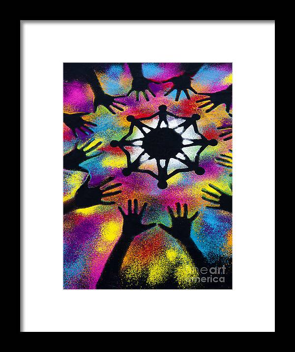 One World Framed Print featuring the photograph Unity by Tim Gainey