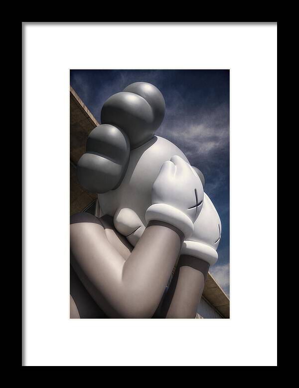 Kaws Framed Print featuring the photograph Universal Themes by Joan Carroll
