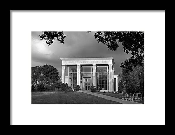 American Framed Print featuring the photograph University of Illinois Kinkead Pavilion by University Icons