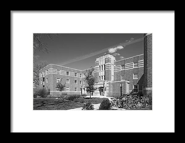Kearney Framed Print featuring the photograph University of Nebraska Kearney Mens Hall by University Icons