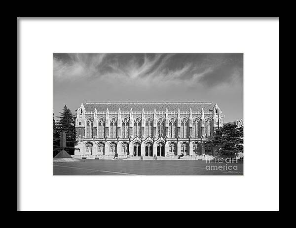 Suzzallo Framed Print featuring the photograph University of Washington Suzzallo Library by University Icons