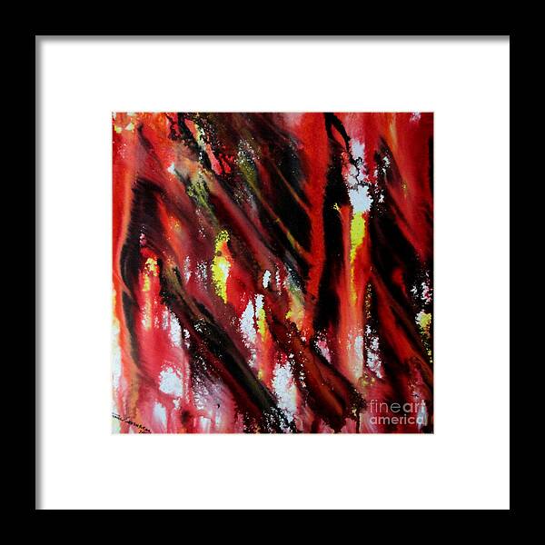 Art Framed Print featuring the painting Dabanol -2 by Tamal Sen Sharma