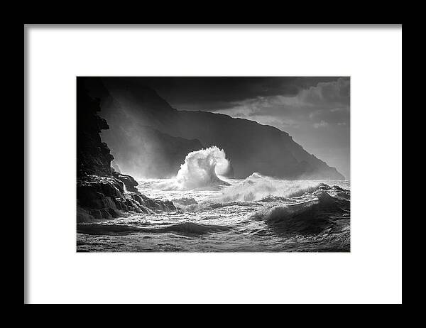 Wave Framed Print featuring the photograph Untitled by Ali Rismanchi