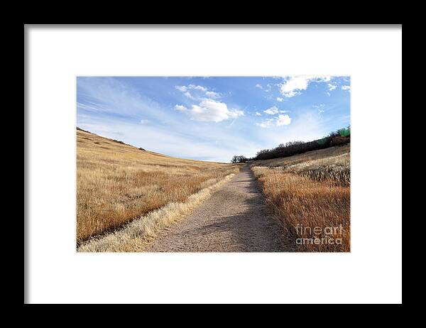  Framed Print featuring the photograph Up Hill by Cheryl McClure