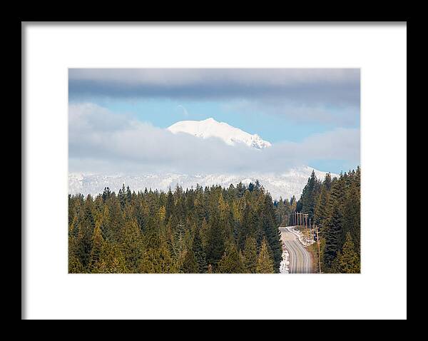 Mt. Lassen Framed Print featuring the photograph Up to the Mountain by Jan Davies