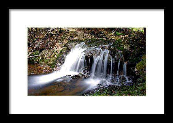 Landscape Framed Print featuring the photograph Upper Annadale Falls by Tim Nichols