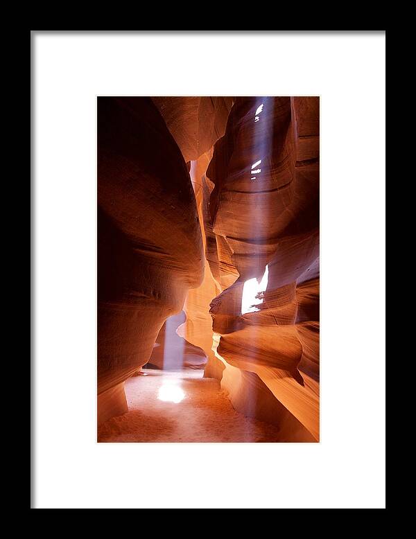 Page Framed Print featuring the photograph Upper Antelope Canyon 2 by David Beebe