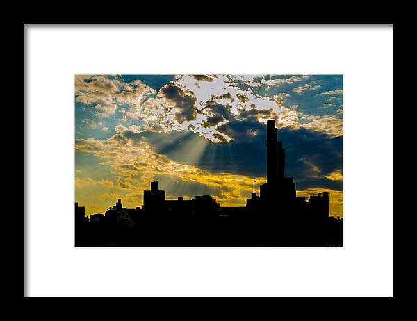 June 2014 Framed Print featuring the photograph Urban Silhouette by Frank Mari
