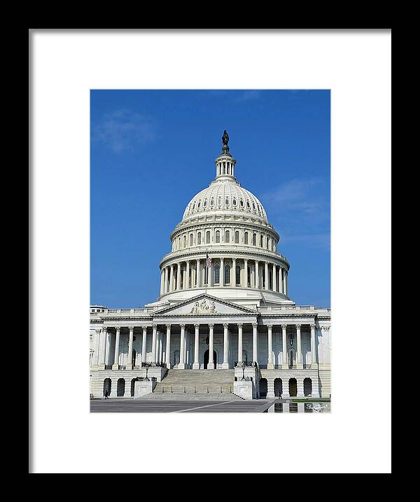 Usa Framed Print featuring the photograph US Capitol Building by Shanna Hyatt