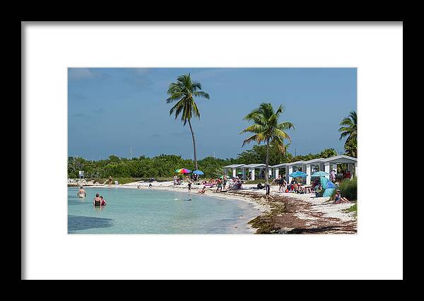 Atlantic Framed Print featuring the photograph USA, Florida, Bahia Honda State Park by Charles Crust