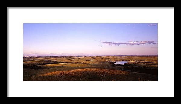 Photography Framed Print featuring the photograph Usa, North Dakota, Stark County by Panoramic Images
