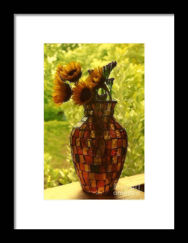 Nola Framed Print featuring the photograph New Orleans Van Gogh Vase Revisited by Michael Hoard