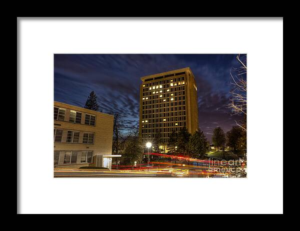 Van Hise Framed Print featuring the photograph Van Hise at Sunset by Gregory Payne