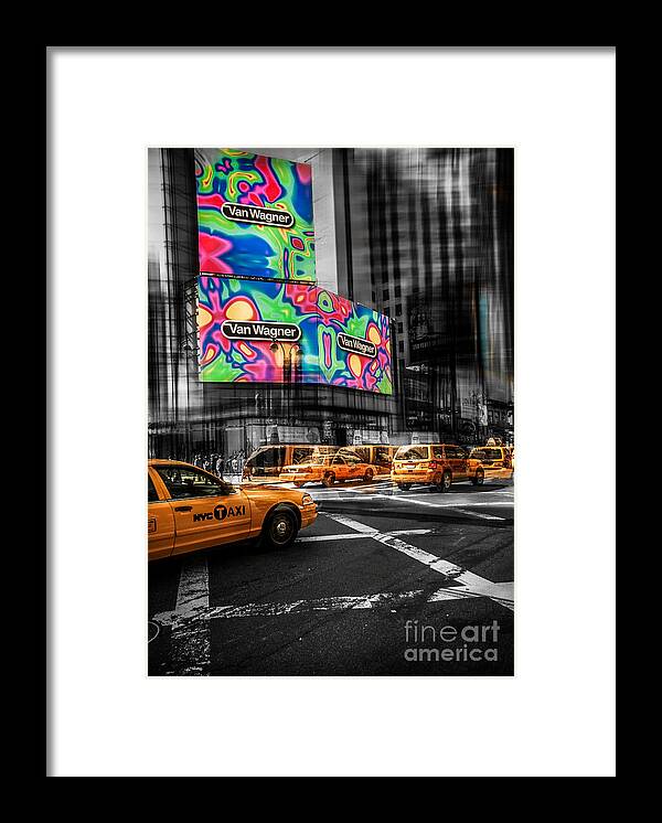 Nyc Framed Print featuring the photograph van wagner II by Hannes Cmarits