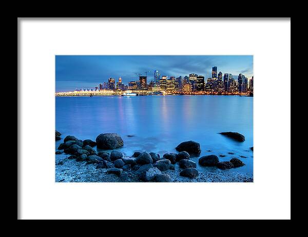 City Framed Print featuring the photograph Vancouver's Coal Harbour by Ken McAllister