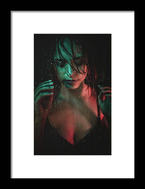 Portrait Framed Print featuring the photograph Vanessa by Klaus Grimm