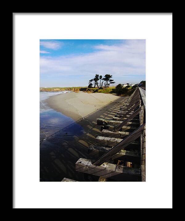 Seascape Art Framed Print featuring the photograph Vantage Point by Kandy Hurley