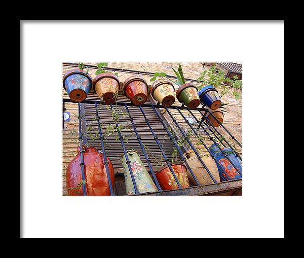 Vase Framed Print featuring the photograph Vases by Roberto Alamino