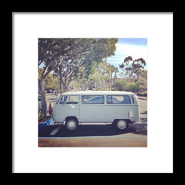 Beautiful Framed Print featuring the photograph Vdub by Dave Meszaros 