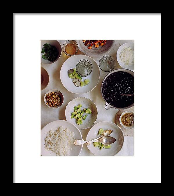 Fruits Framed Print featuring the photograph Vegetarian Dishes by Romulo Yanes