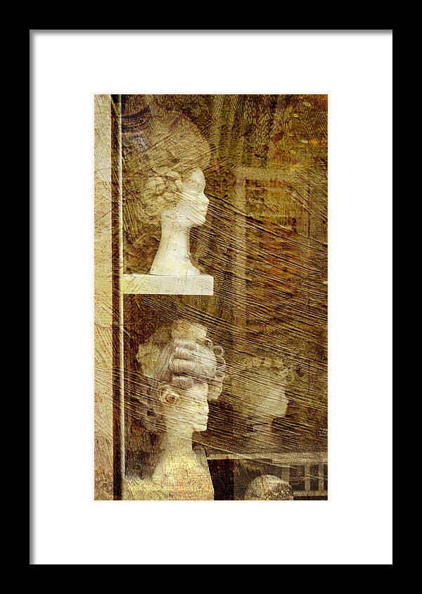 Wig Framed Print featuring the photograph Venice Costume Wigs by Suzanne Powers