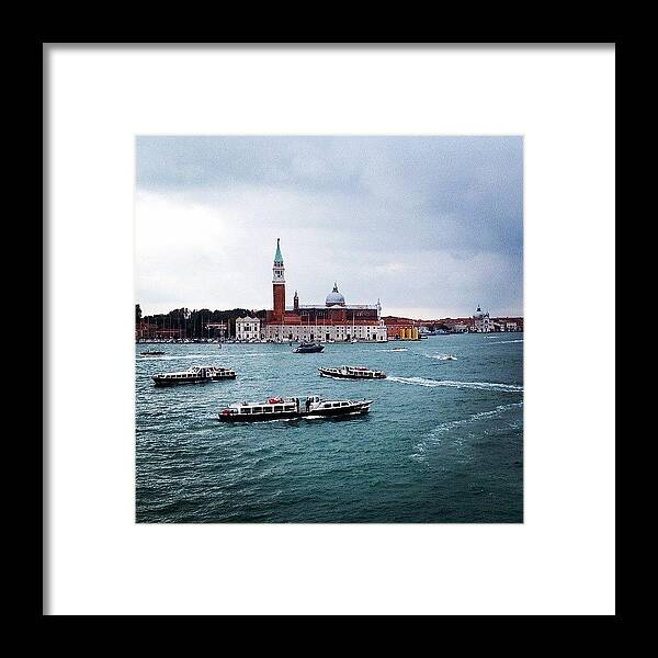 City Framed Print featuring the photograph #venice #italy #landscape #city by Luisa Azzolini