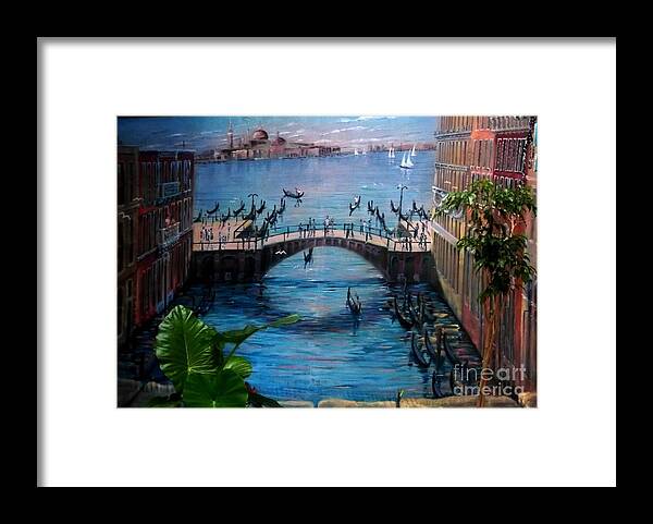  Framed Print featuring the photograph Venice by Kelly Awad